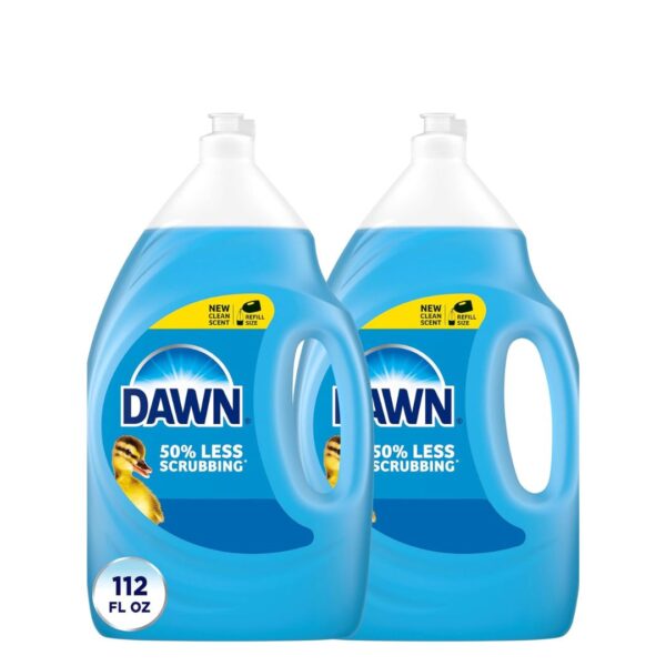 Dawn Dish Soap Ultra Dishwashing Liquid, Dish Soap Refill, Dish Detergent Liquid, Original Scent, 56 Fl Oz (Pack of 2)